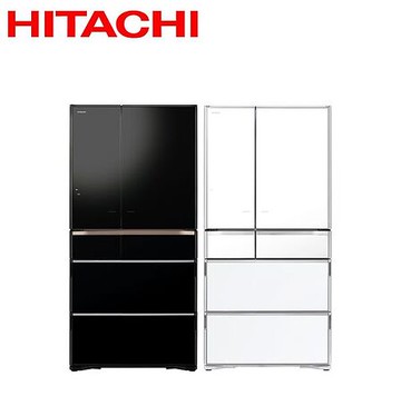 Hitachi 日立   日製六門741L變頻琉璃冰箱 RZXC740KJ - 含基本安裝+舊機回收(特賣)