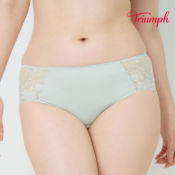 黛安芬-纖型機密2.0 中腰平口褲 M-EEL 迷霧綠｜87R2529 AH