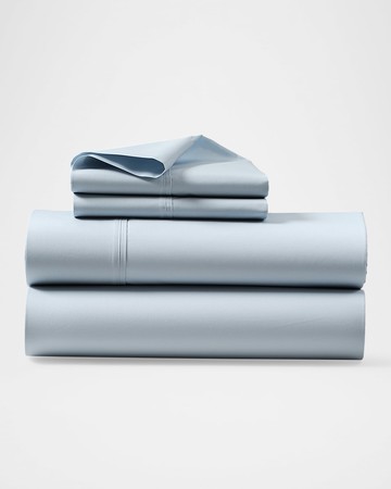 Organic 464 Percale Fitted Sheet, KING