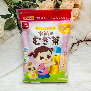 日本 Hakubaku 水壺用便利麥茶 20袋入 國產六條大麥使用 冷泡熱泡都可 零咖啡因 日本麥茶