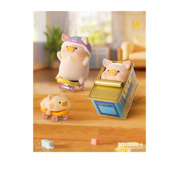 TOYZEROPLUS 罐頭豬LULU 宅豬相伴系列盲盒手辦公仔盒玩 (單入隨機出貨)