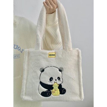 今年流行的包包女2023爆款超火單肩毛絨包秋冬甜美少女手提毛毛包