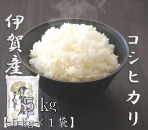  米 お米 令和5年産 三重県 伊賀 コシヒカリ 5kg 合計 5kg