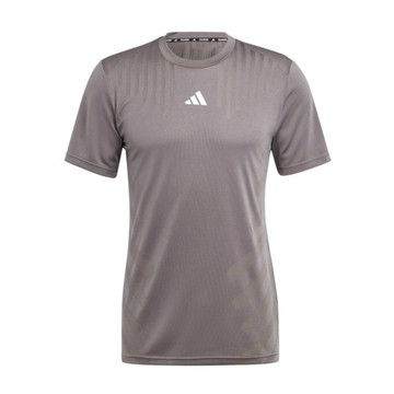Adidas HIIT Airchi Tee IS3735 男 短袖 上衣 運動 訓練 健身 透氣 涼感 反光 炭灰