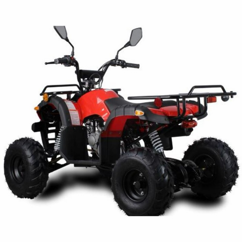 即納-赤色-四輪バギー50cc（キット）ATV前進1速バック付公道走行可 ...