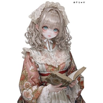 【9 月新款】07-142-0018 人物貼紙 幻想復古浪漫喫茶