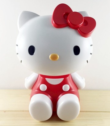 【震撼精品百貨】Hello Kitty 凱蒂貓~LED檯燈-紅(裝電池)
