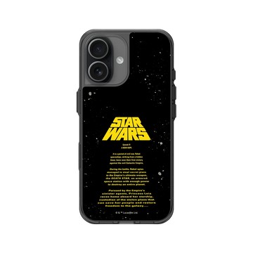 iPhone 17 Clear (相機按鈕) 酷墨灰 - 迪士尼-星際大戰 Star Wars - 星際大戰-開場字幕