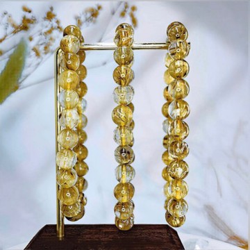 【鈦晶】天然美品 維納斯金髮晶 手鍊手串手珠/可挑款