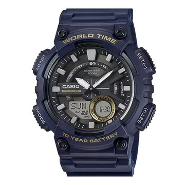 CASIO 世界隨我行強悍有力運動腕錶/AEQ-110