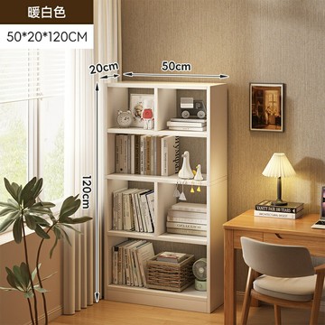 書柜落地置物架靠墻儲物柜客廳展示柜子防塵收納柜轉角收納架書架