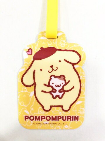 【震撼精品百貨】Pom Pom Purin 布丁狗 布丁狗卡式姓名吊飾#86636 震撼日式精品百貨