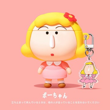 黃髮 粉裙 阿呆 矽膠殼 適用於AirPods Pro3 保護殼 1/2/3/4代耳機殼 Pro2 保護套 軟殼 防摔殼