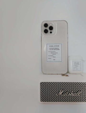 iPhone CASE |  獨家設計客製化 |  Luko設計款標籤貼防摔殼