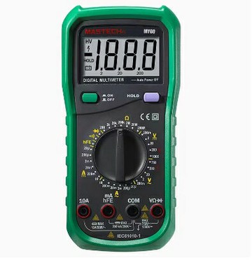 [5大陸直寄]  華誼 3位半數字萬用表 MY60 萬能表 多用表電容測試儀