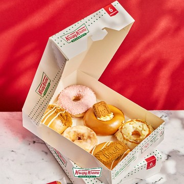 【Krispy Kreme】Biscoff® 蓮花焦糖甜甜圈禮盒 6入