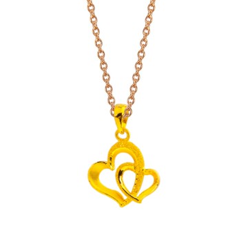 JoveGold漾金飾 命中注定黃金墜子 送項鍊