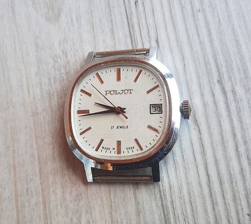 Poljot 2614.2H 17 顆紅寶石 紳士腕錶，蘇聯製造 – 手動上鍊腕錶，復古風格