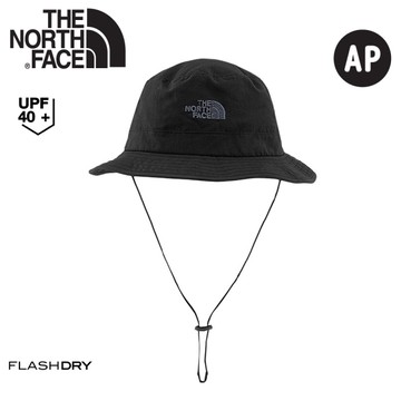 【The North Face 漁夫帽《黑》】8EPY/戶外遮陽帽/機能帽/防潑水/遮陽防曬/戶外休閒/日常穿搭