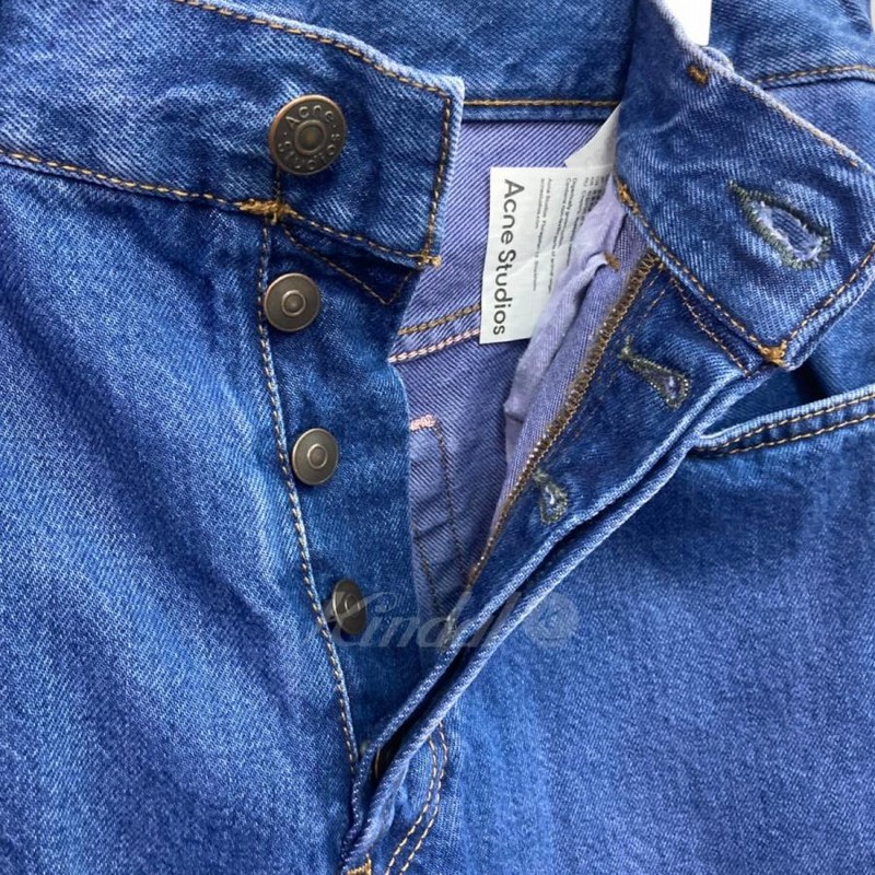 ACNE STUDIOS 「2021F Brutus Blue」ルーズブーツカットジーンズ