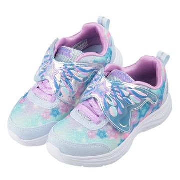SKECHERS - 亮彩水幻蝴蝶電燈兒童運動鞋