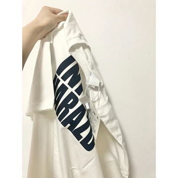 美式復古oversize正肩短袖t恤女夏季設計感小眾chic港味半袖上衣