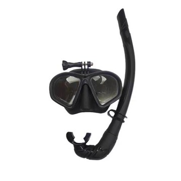 自由潛水鏡低容積 深潛面鏡 游泳潛水用品裝備面罩浮潛套裝gopro