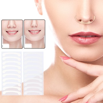 大友los2329參拾組美鼻貼鼻翼收縮貼日常上妝修容透明隱形自然塑形彈力縮小翹鼻貼