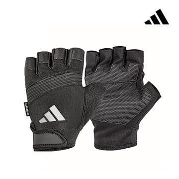 adidas 愛迪達 防滑短指手套 (格調灰)