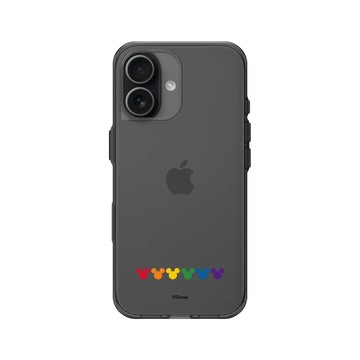 iPhone 17 Clear (相機按鈕) 酷墨灰 - 迪士尼-米奇 Mickey - Pride Celebration-Simple