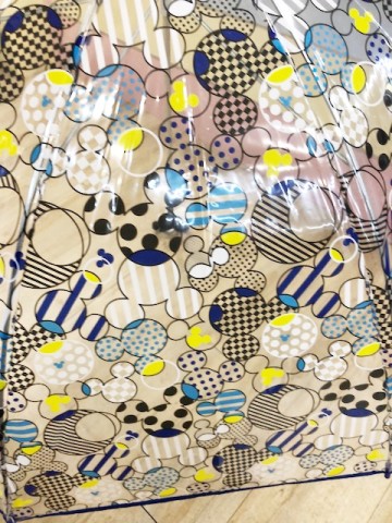 【震撼精品百貨】Micky Mouse_米奇/米妮 ~迪士尼造型透明直傘-米奇藍(60CM)