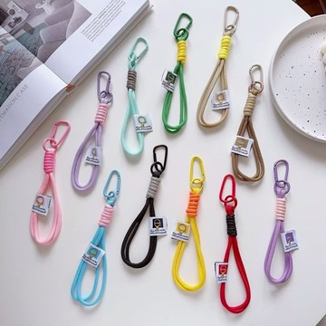 現貨 新款雙層雙環掛繩 馬卡龍手機掛繩 娃包掛繩 包包掛繩 玩偶箱包鑰匙繩 A03