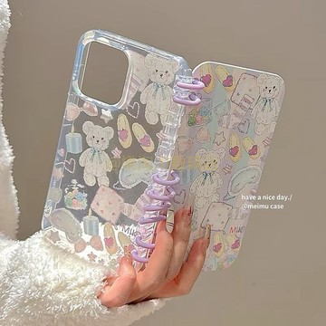 水晶鞋玩偶翻蓋筆記本三星s24手機殼GalaxyA52A53A14軟殼s23至尊