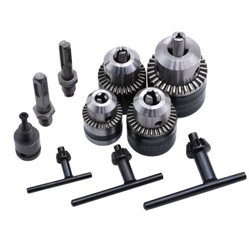 風批轉換頭方柄電錘轉換手電鉆連接桿扳手式圓柄沖擊鉆自鎖夾頭