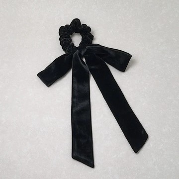 【現貨】髮圈 絲絨 天鵝絨 蝴蝶結 閃亮 秋冬 髮飾 OSEWAYA 26CC0426