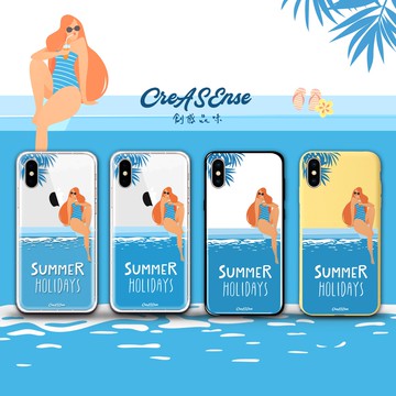 CreASEnse 涼爽夏日系列 夏日海濱假期 空壓殼 防摔殼 手機殼CSBB08