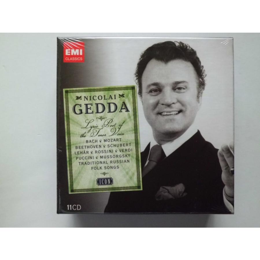 Nicolai Gedda -ICON-   Bach, Mozart, Beethoven, etc. 11 CDs    CD