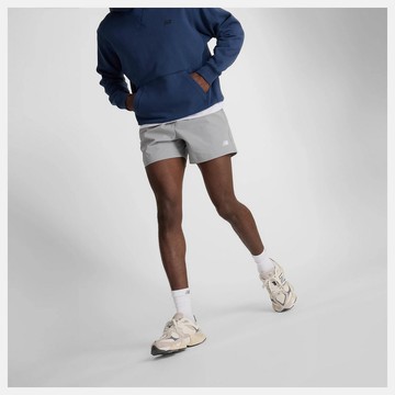 New Balance 男 短褲 灰