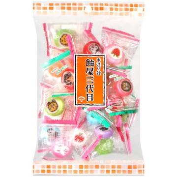 【江戶物語】 金扇 飴屋 三代目綜合糖果 手造糖 手工製作糖果 金太郎糖 小朋友的最愛 彩繪糖果 日本原裝 日本進口