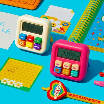 【NUNKOL】🔥現貨 隔日達🔥 ☑附發票☑ Wiggle Wiggle 計時器 畫畫計時器 立體鍵盤計時器 立體鍵盤