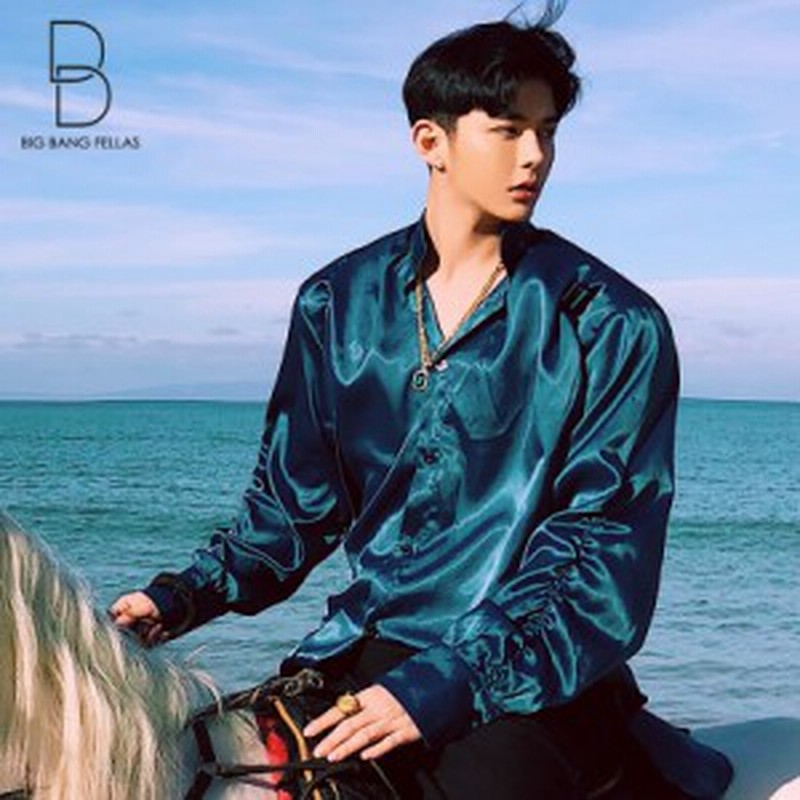 袖シャーリング モード系 デザインシャツ 韓流 韓国 ファッション メンズ サロン系 原宿系 韓国系メンズ ボタンダウン カッ 通販 Lineポイント最大2 0 Get Lineショッピング