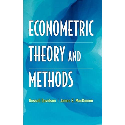 Econometric Theory and Methods