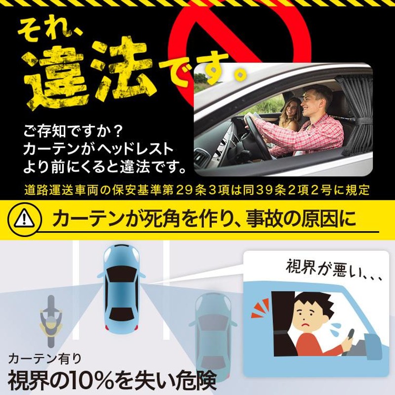 GW超得500円「吸盤＋5個」 セレナ C25系 カーテン プライバシー