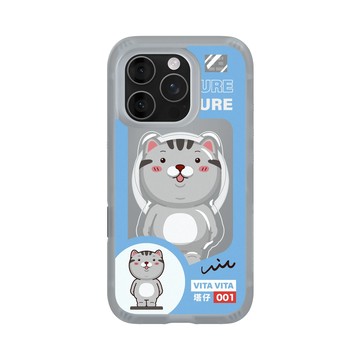 iPhone 16 Pro AirX 流變灰 - VITA VITA．塔仔是隻貓 - 還缺這隻大公仔
