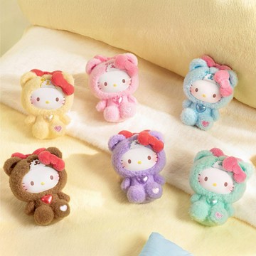 【三麗鷗 Hello Kitty】泰迪毛絨睡衣小熊[單盒]