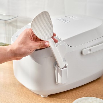 日式電飯煲飯勺收納架勺子架置物架放飯勺座鍋鏟架掛勺掛鉤湯勺