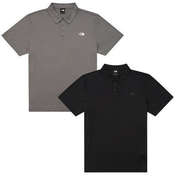 The North Face 北面 短袖上衣 男裝 Polo衫 排汗 灰/黑 NF0A8HQX0UZ/NF0A8HQXJK3