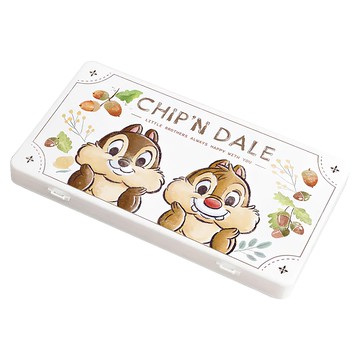 收納王妃 復古風隨身口罩盒  榛果奇奇蒂蒂 白色  1個