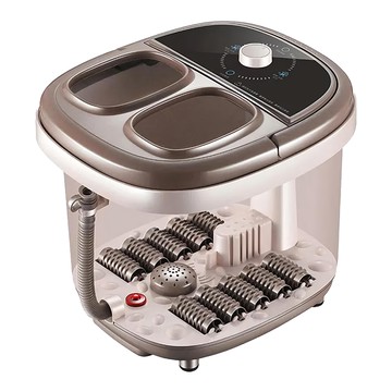 Kinyo 滑動式滾輪按摩足浴機 400 x 350 x 260mm 2.2kg  IFM-6001  棕色 + 米色