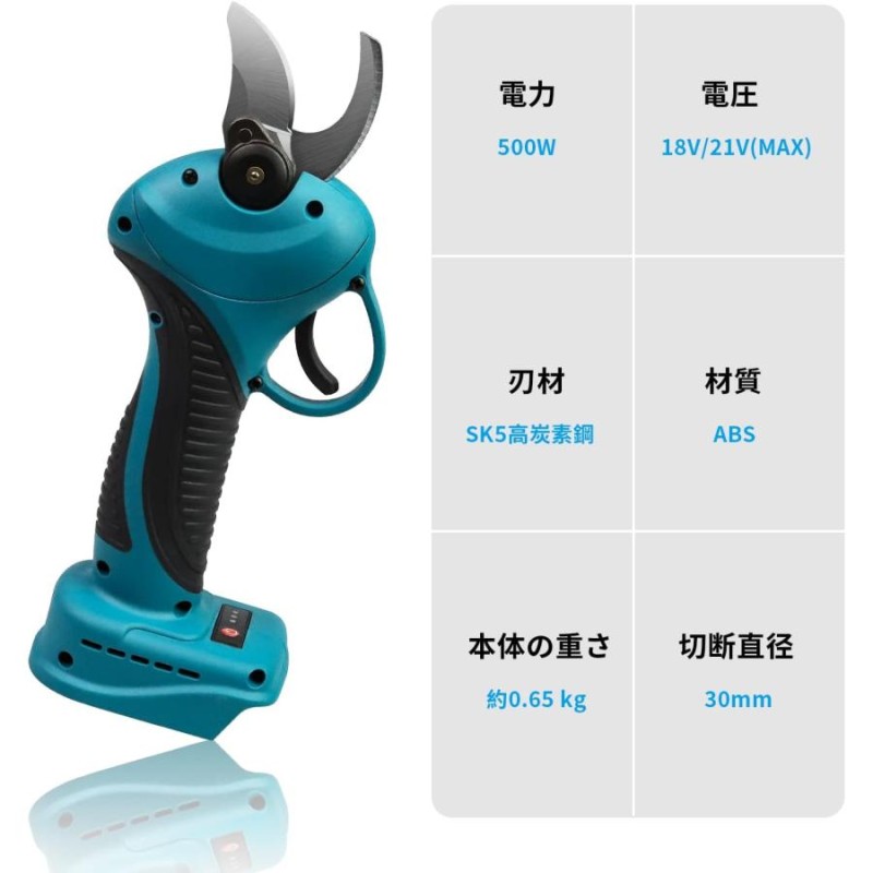 マキタ makita 充電式 互換 剪定ハサミ 剪定ばさみ ハサミ 枝切り プロ